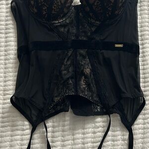 Adore Me Black Lace Bra Intimates